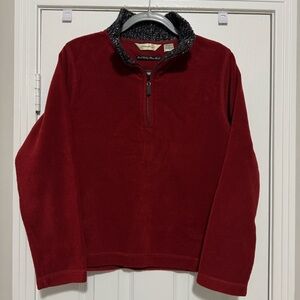 Vintage late 90’s Eddie Bauer Mock Neck Fleece size medium
